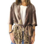 Kimono Terciopelo Bordado