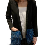 Americana Plumas azules